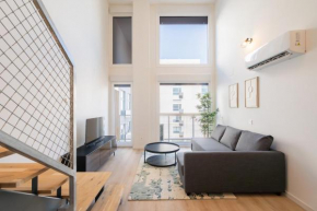 loft reformado industrial con garaje